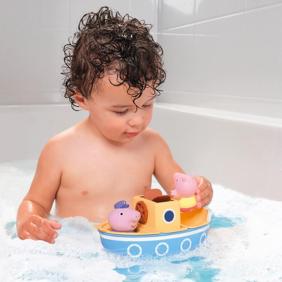 Amazon.com: Tomy E73414 Toomies Grandpa Pig's Splash & Pour Boat